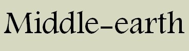 Banner: Middle-earth